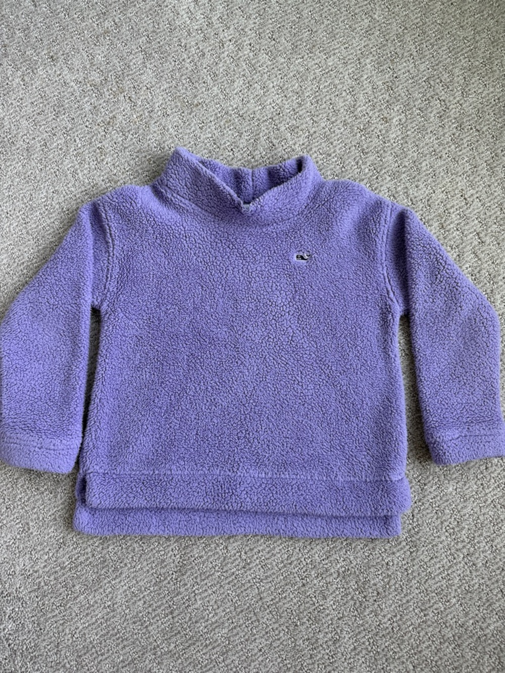 Vineyard Vines Lilac Sherpa Pullover Kids Sweater